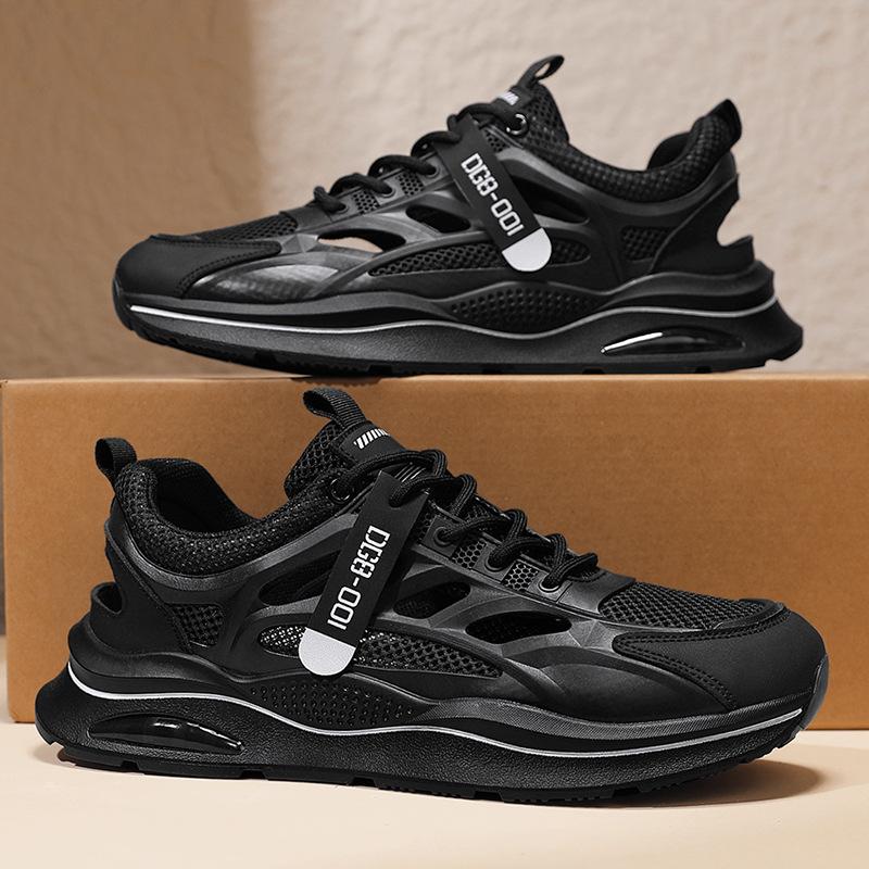 Summer men's shoes breathable mesh sports shoes men's versatile mesh shoes running casual dad shoes