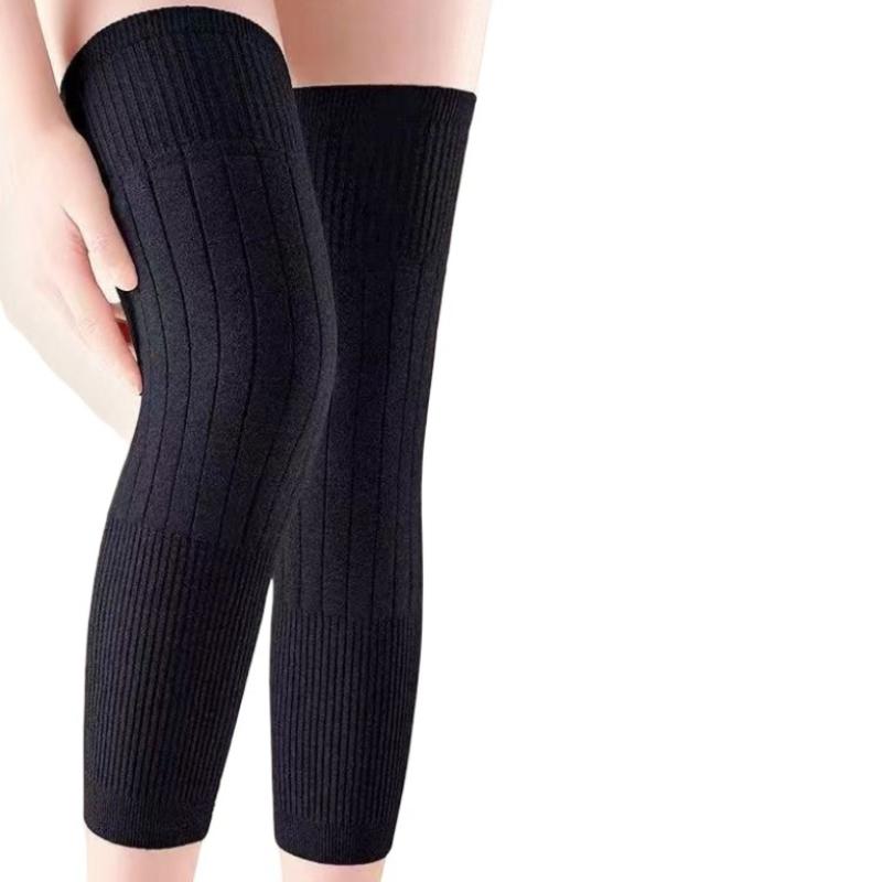 Unisex Cashmere Knee Protectors, Wool Leg Warmers Thickened and Fleece-lined Leg Warmers for Cold Legs and Joints