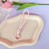 New colored hand-woven rope, mobile phone lanyard, doll bag, keychain DIY jewelry, pendant accessories.