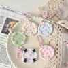 Elegant Floral Keychain Pendant - A Charming Graduation Gift or Backpack Accessory with a High-End Feel