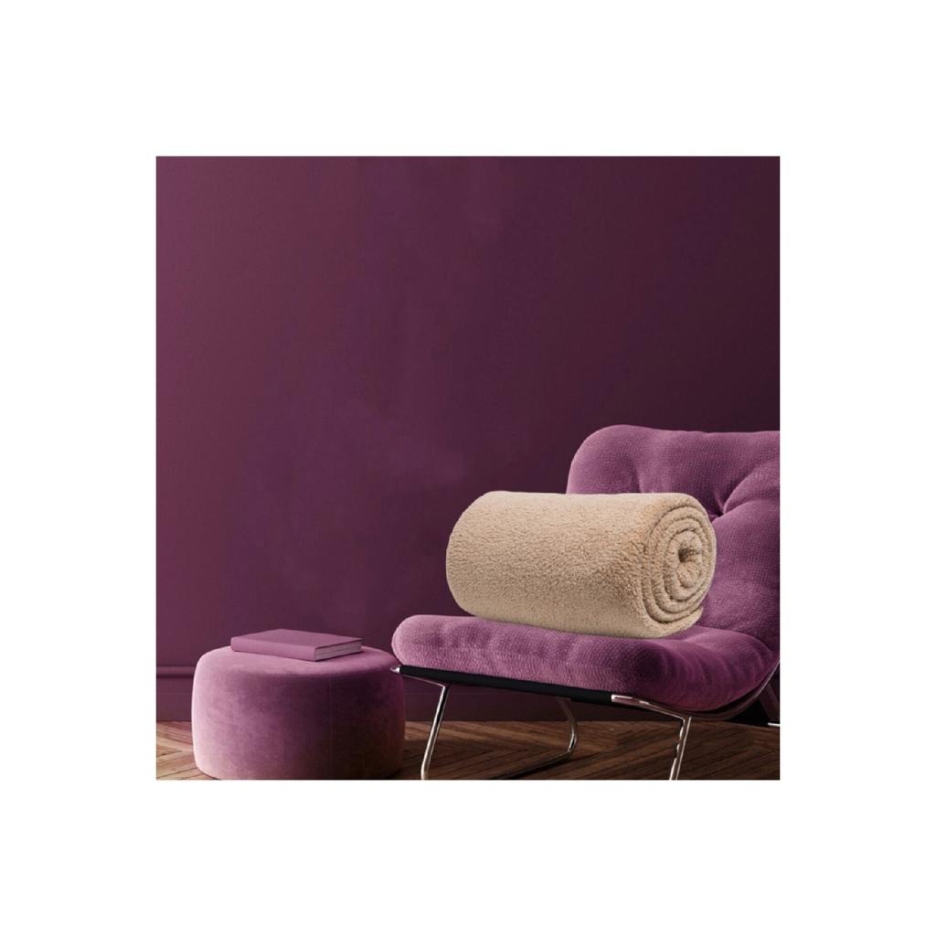 Pătură Wellsoft, pătură albă pentru televiziune, pluș, pătură din lână, dublă 220*230-alb