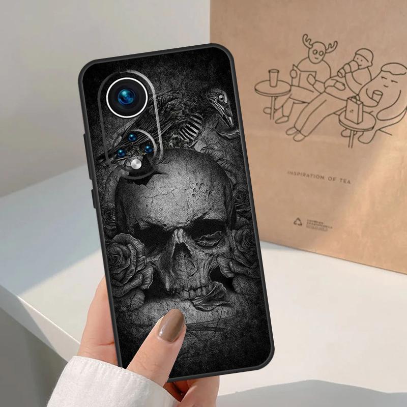 Crow Raven Dark Skull For Honor Magic 7 Lite 5 6 8 Pro Case For Honor 400 200 90 70 50 X8c X8b X9a X9b X9c X9d Win