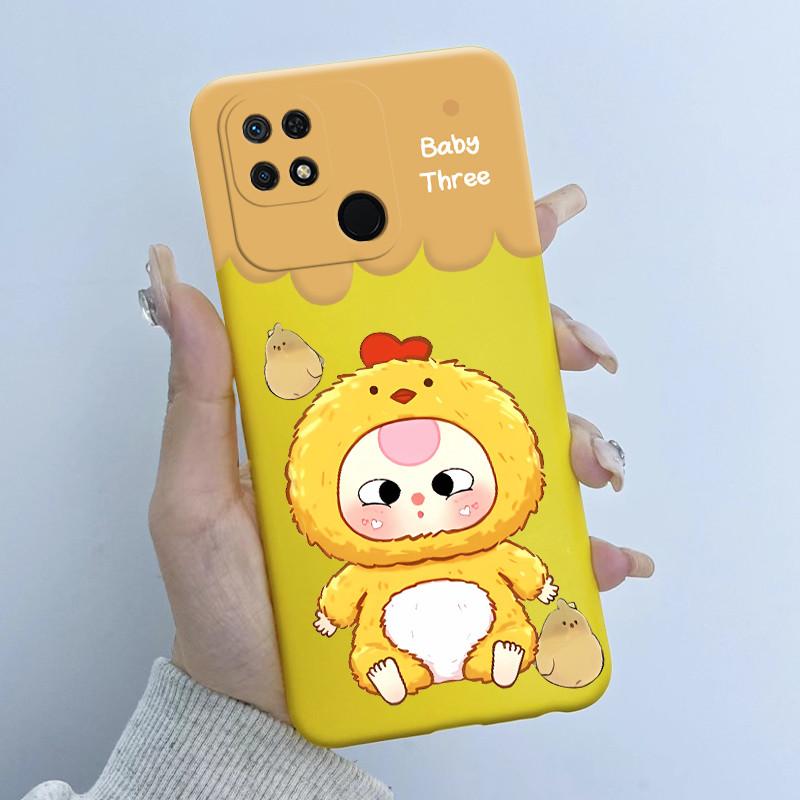 For Xiaomi Redmi 10C Phone Case Fashion Butterfly Flower Girls Design Soft Silicone TPU Back Housing for Redmi10C 10 C Covers