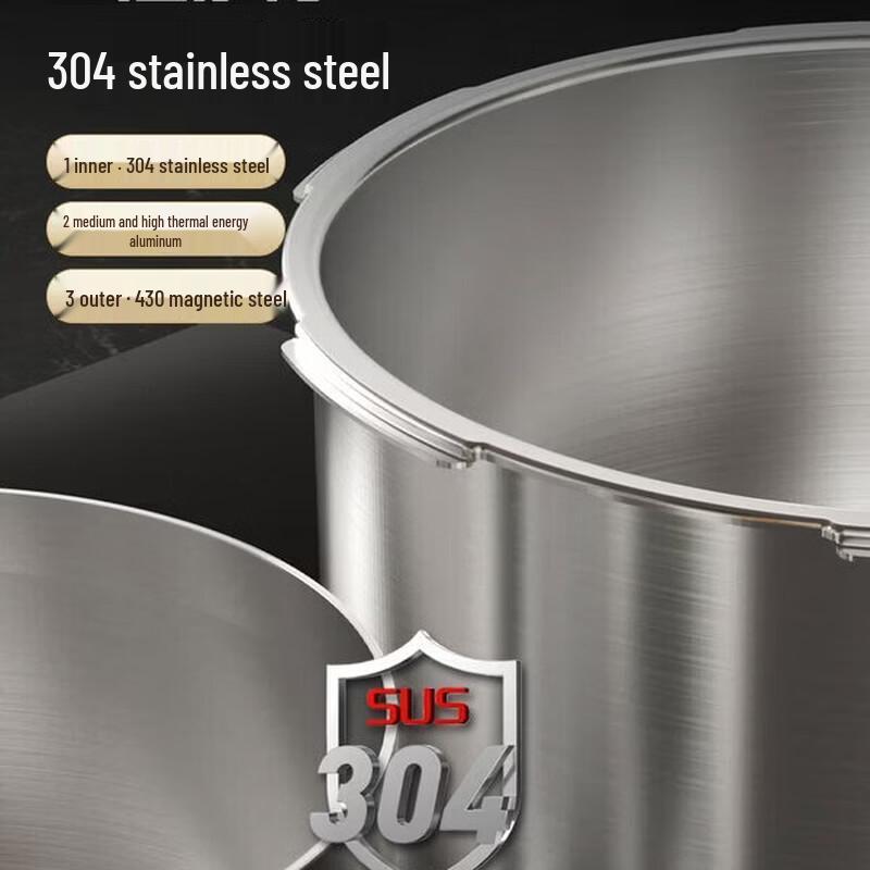 Kobach 304 Stainless Steel 8L Pressure Cooker