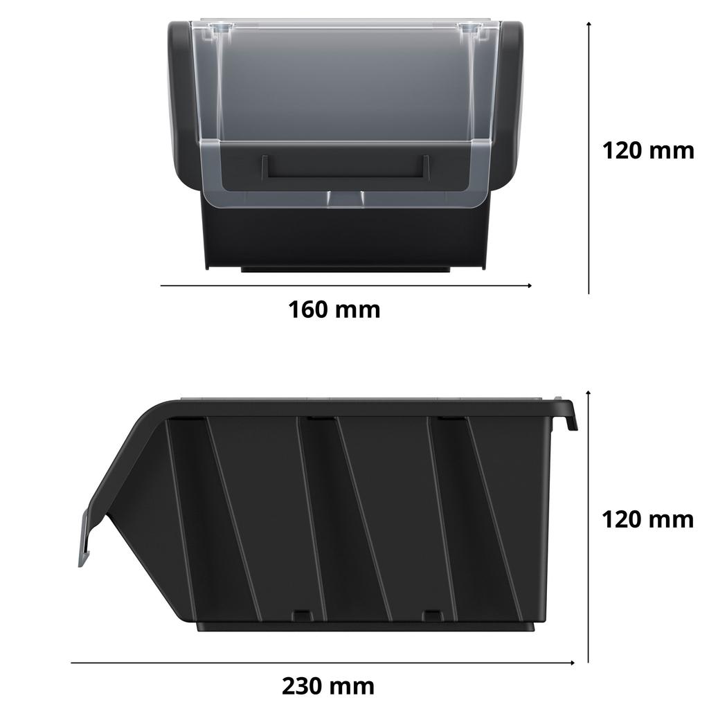 Pojemnik Magazynowy Truck Plus Ktr23F | Czerwony