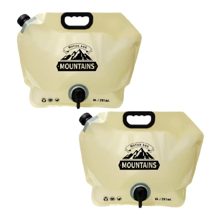 

8L Camping Water Bag Portable Outdoor Travel Water Container with Faucet Drinking Water Bag Camping Accessories хаки
