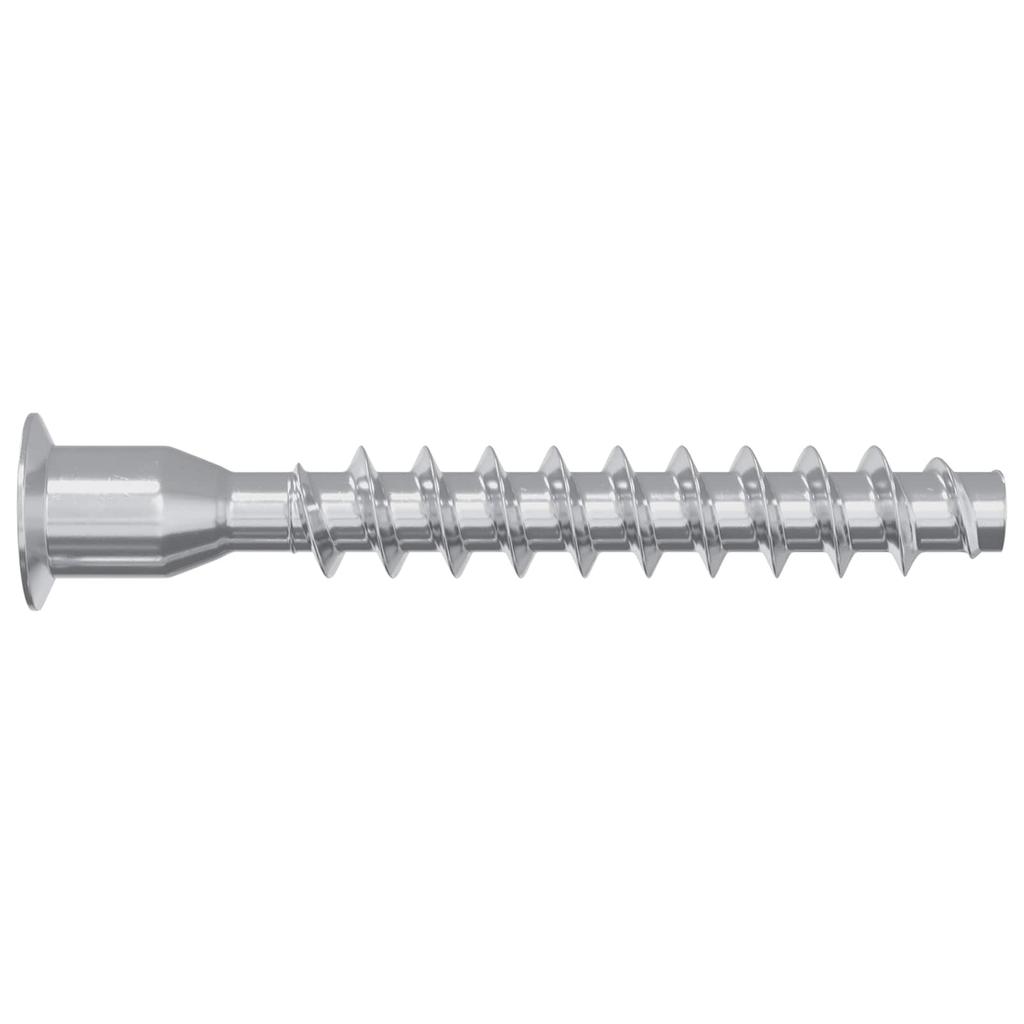 Confirmat Screws 2 Pcs Silver Ø7 X 50 Mm Metal