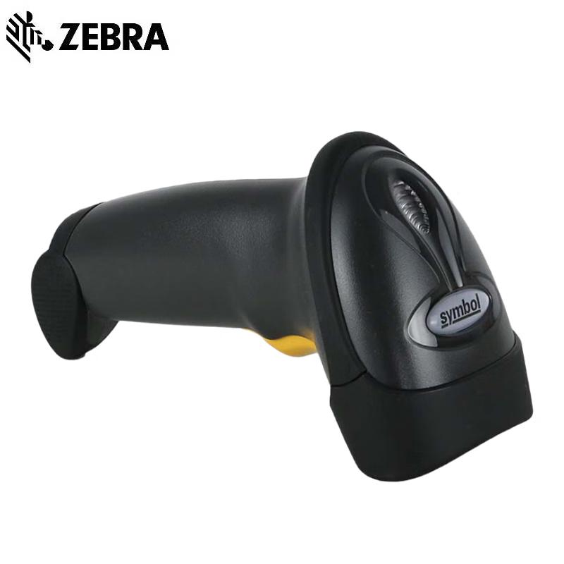 ZEBRA LS2208 Black USB 1D Laser Barcode Scanner