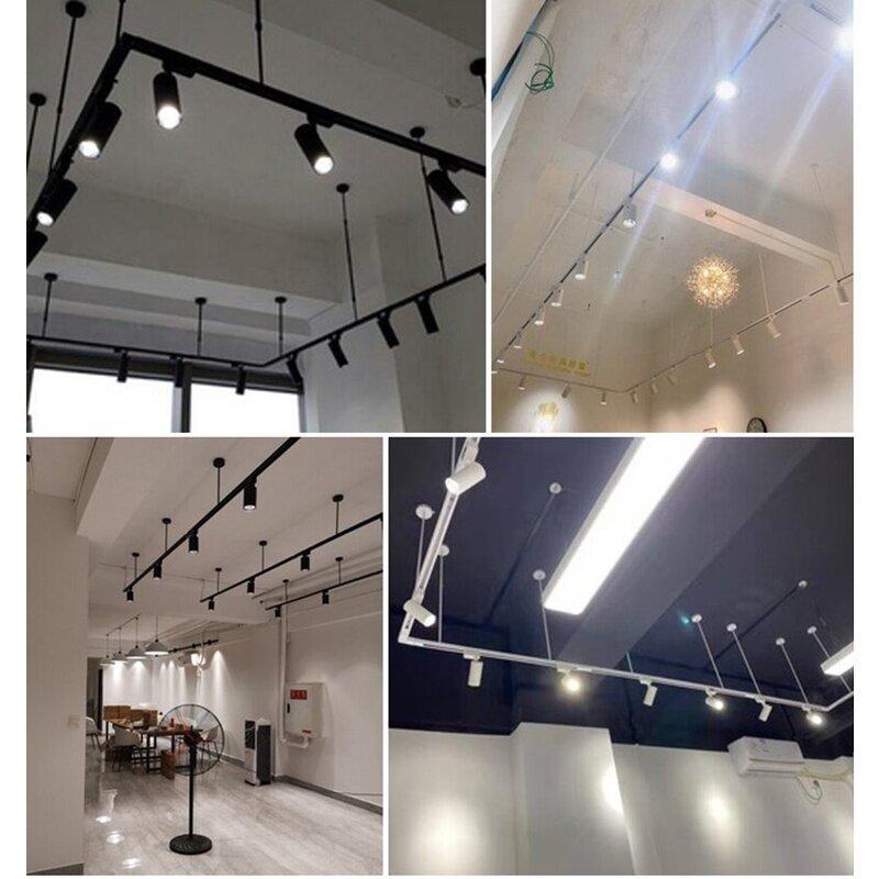 Canmeijia Nový design Track Strip 220v Spotlight s nastavitelným Hang Rod Spots Osvětlení kolejnice pro domácí prodejnu