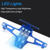 Universal Motorcycle License Plate Bracket Fender Eliminator Kit With Led Light For Motorbike Z750 Z900 Z1000 ER6N ZX6R