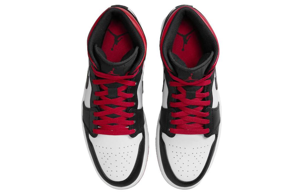 Jordan 1 Mid Gym Red Black Toe DQ8426-106