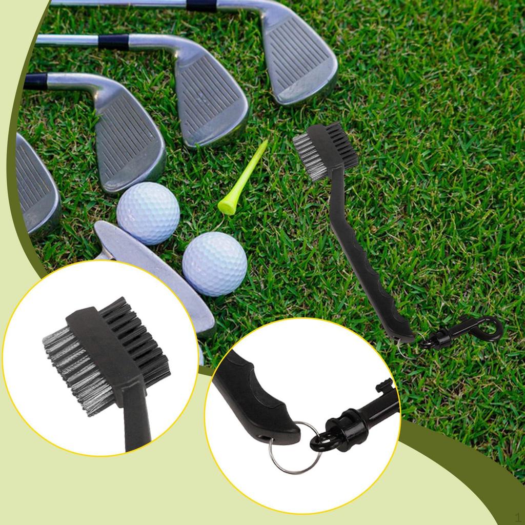 Golf Club Brush Cleaning Tool Comfortable Grip Putting Golfing Equipment Easily Attached To Bag