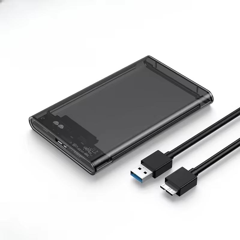 USB 3.0 2.5 Inch SATA HDD SSD Enclosure External Hard Drive Disk Box Laptop HDD Caddy Mobile Hard Disk Case 2.5  чёрный