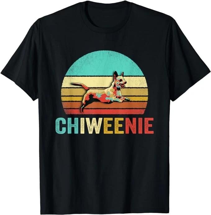 Funny Tee Vintage Chiweenie Shirt Dog Sunset Gift Unisex T-Shirt 2XL