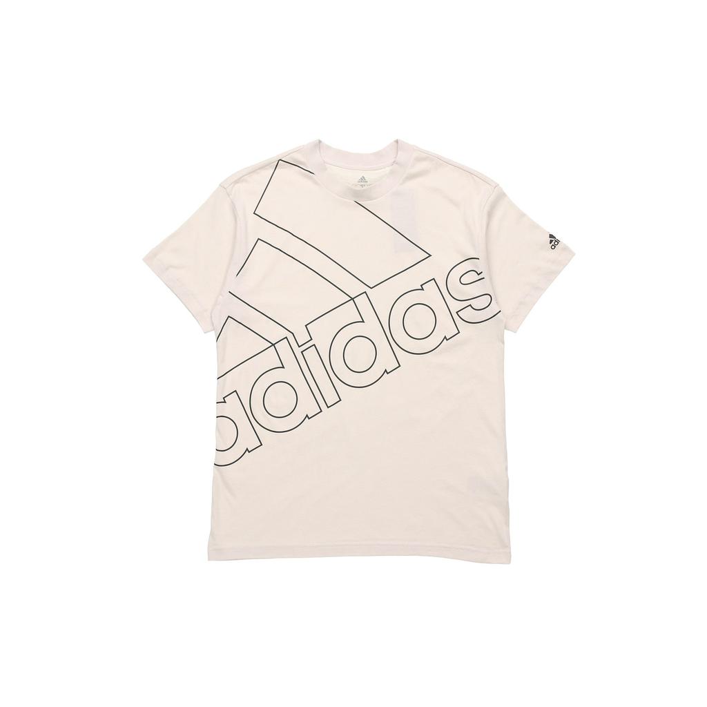 Adidas T Shirts Unisex Ecru Crew Neck Moderate GK9423