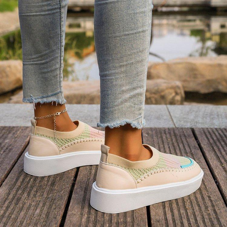 

Большой размер круглая голова толстая подошва повседневные одинарные туфли осень новые модели выходить не устают ноги выходить универсальная женская обувь 43