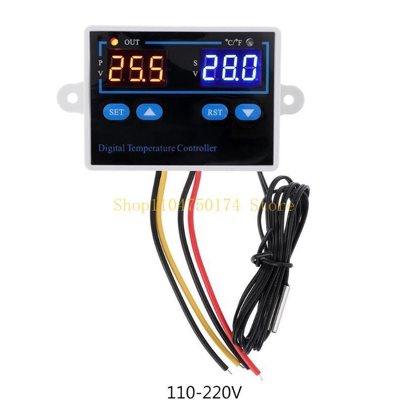 Probe Line 10A Digital Temperature Control LED Display and Centigrade Thermostat Instrument AC110-220V top sale