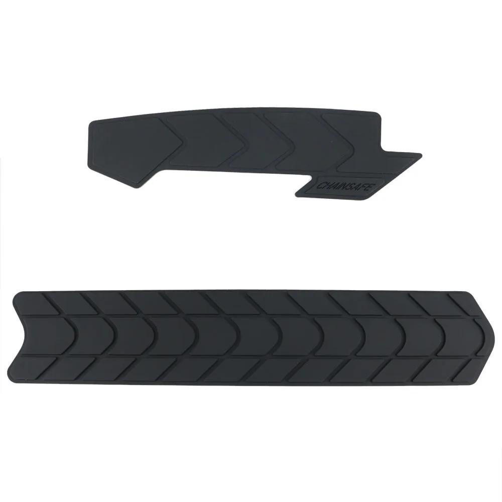 For MTB Road Bike Chain Protector Chainstay Silicone Bicycle Frame Care Guards Self-Adhesive Cover Protection for Anti-Scratch
