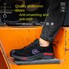 Safety Shoes Men's Safety Shoes Anti-Smashing and Anti-Penetration Steel Toe Cap Comfortable Breathable Work Shoes
