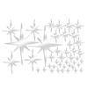 20/42pcs Star Mirror Wall Sticker DIY Acrylic Decal Waterproof Self-adhesive Wallpaper Bedroom Children Room Home Decoration