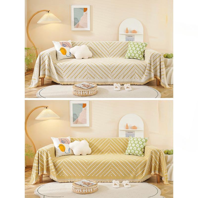 Chenille Leichter Luxus-Sofabezug, Stoff, Vier Jahreszeiten, universell, einfach, modern, All-Inclusive, universeller Sofabezug, High-End-Bezug, Handtuch
