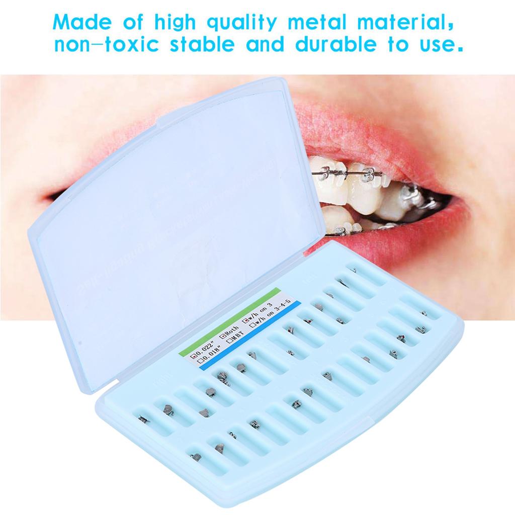 Dental Orthodontic Active Self Ligating Brackets Braces Mini Roth 0.022  Slot 3 with Hook