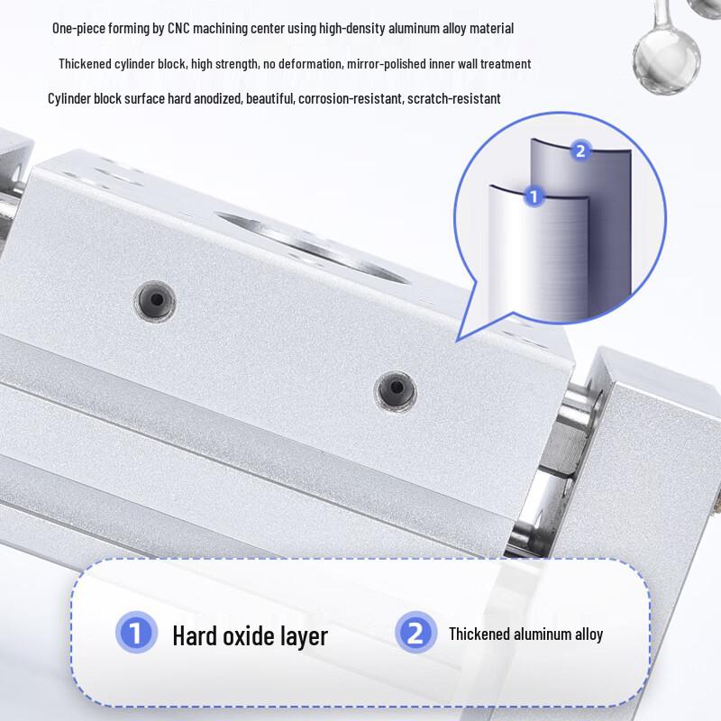 Pulinle MHL2-D/D1 Extended Stroke Pneumatic Finger Cylinder