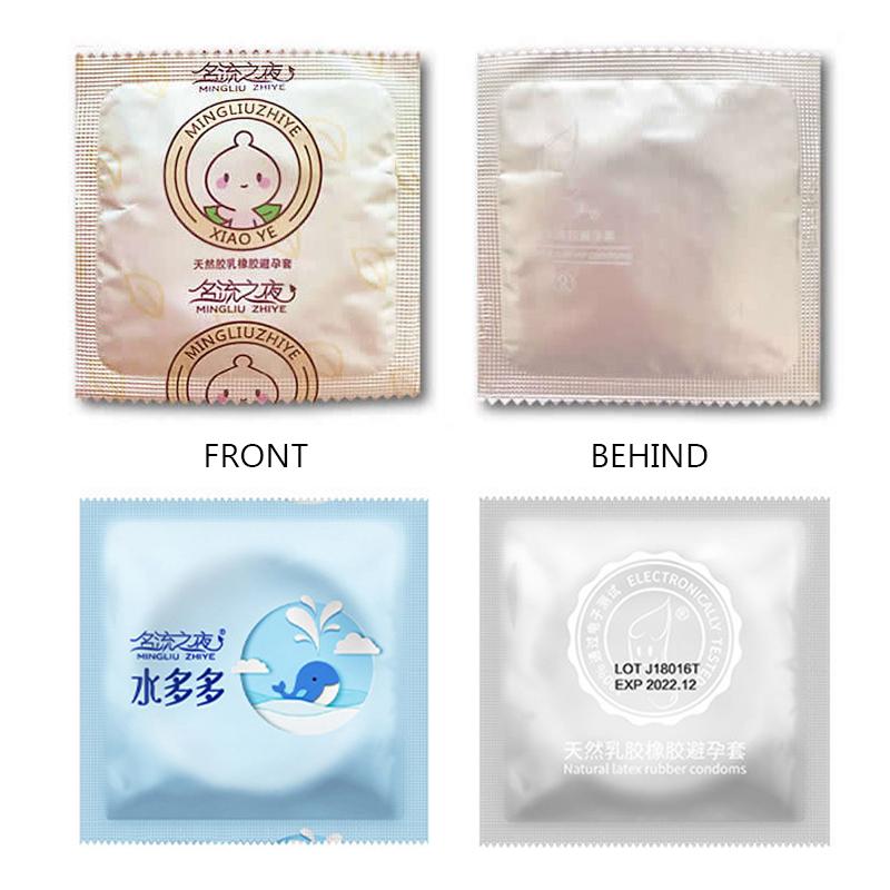 50/100PCS Condom Sex Toys For Men Adult Smooth Penis Sleeve Condoms Water Soluble Easy Contraception Water Soluble Sex Supplies