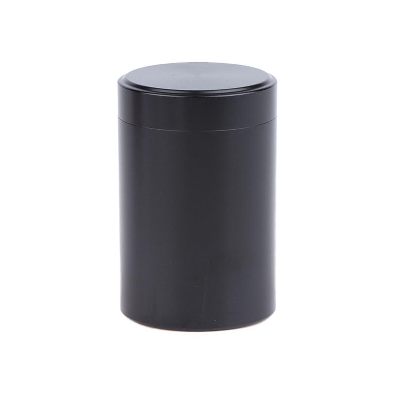 Mini Portable Aluminum Alloy Sealed Jar Travel Moisture-Proof Solid Color Nut Candy Food Storage Container Tea Can