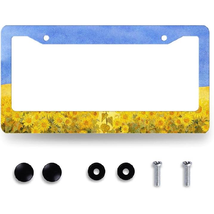 Funny License Plate Frame Hit Me I Need The Money License Plate Holder Stainless Steel License Plate Car Accessory Personalise License Plate
