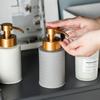 Ceramic Dispensing Bottle Lotion Squeeze Bottle Mousse Foaming Bottle Home Bathroom Dispensing Bottles Shower Gel Ceramic Bottle