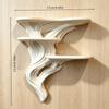 3-stöckiges Wandregal, Schwebendes Regal für Wandskulptur Hängeregal-Einheit, Dreistöckiger Kunststoff-Ausstellungsständer für Figuren im Eingangsbereich, Heimbüro,
