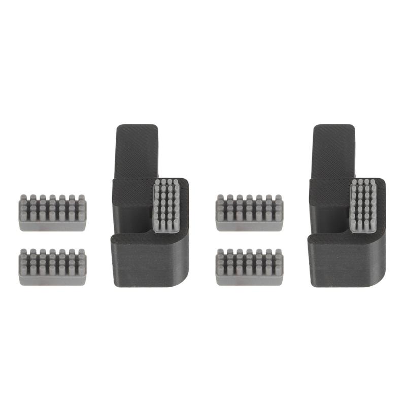 1/2/4Set Silicone Brush Nozzles Wiper Mounted Scrubbers Print Head Cleaner Printer Head Wiping For P2S 3D Printer