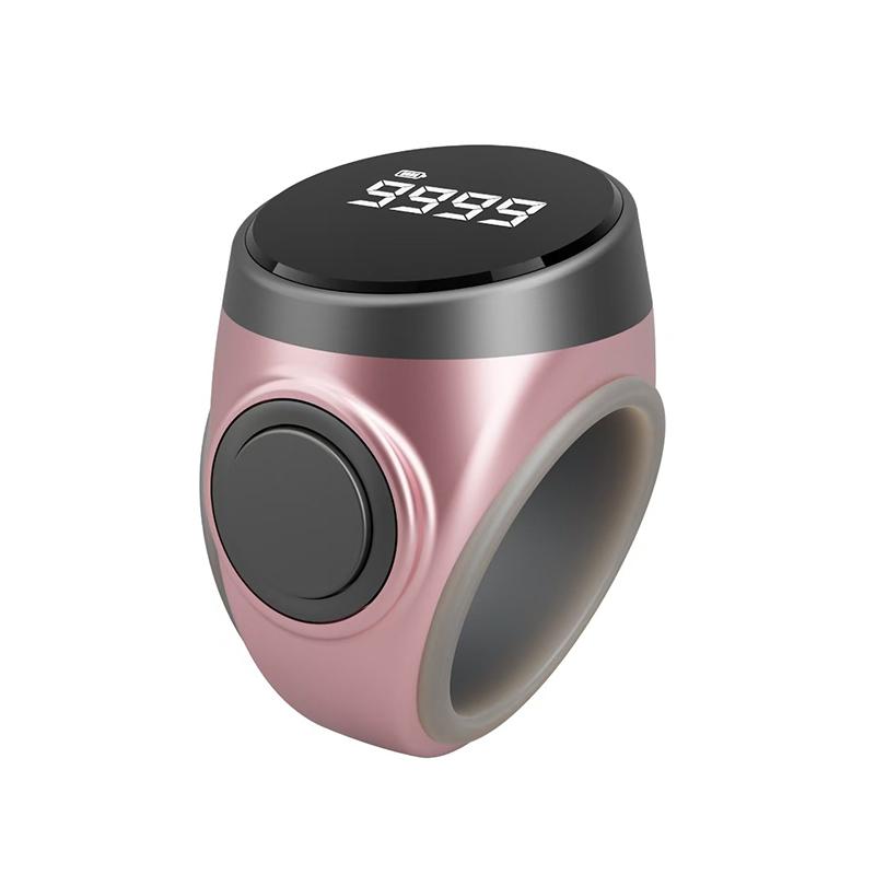 Chytrý Tasbih Počítadlo Digitální Elektronické Počítadlo Prstencové Muslimský Tasbeeh Zikr Prsten Připomenutí Vibracemi Času Modlitby