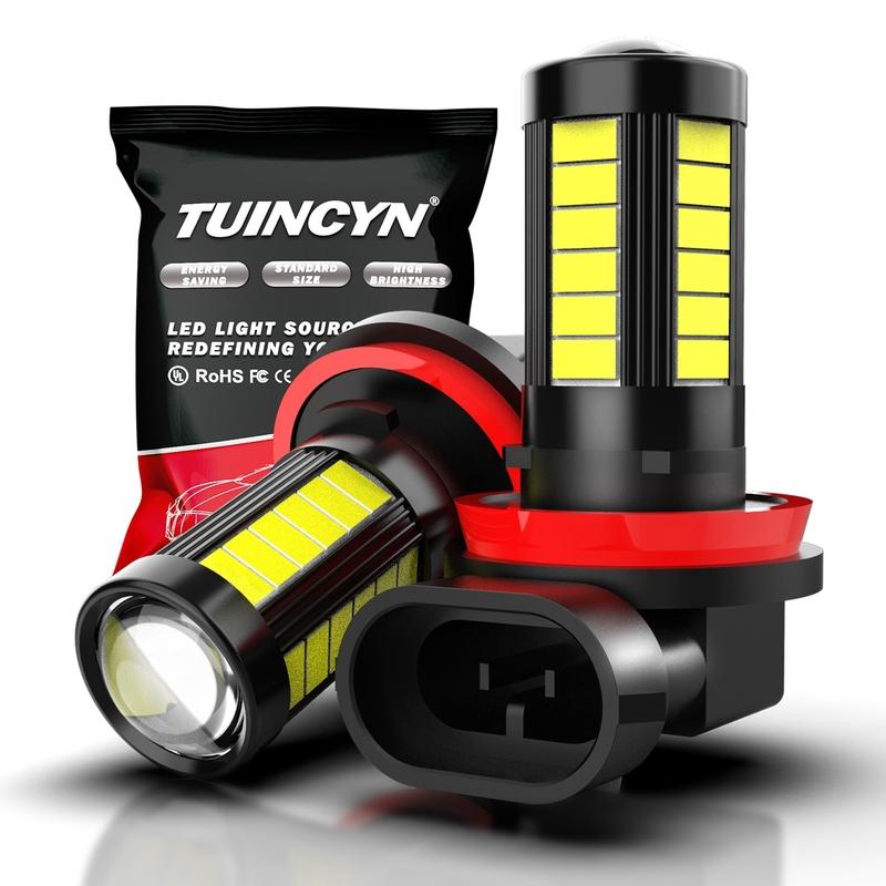 

2x H11 H8 Led Fog Light Headlight Canbus H16 H9 Car Bulb Driving Running Lamp 12v 55w For Nissan Qashqai J11 J10 X Trail T32 T31 Universal H8 H11 H9 білий