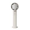 Portable USB Rechargeable Folding Fan with Carabiner and Ice Pack for Strong Outdoor Cooling