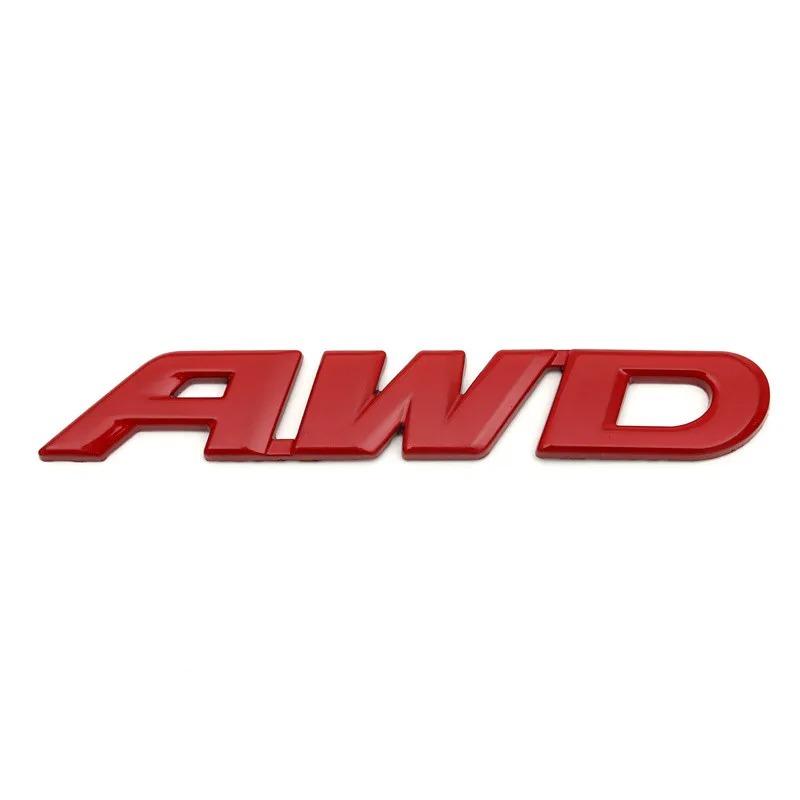 3D Metal AWD 4WD Badge Decal Logo Sticker for SUV Off Road Vehicles VW Toyota RAV4 Honda Civic CRV Ford Buick Opel GMC Mazda
