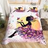 Spider Web Bedding Duvet Cover Set Kids Halloween Theme Spider Print Bedding Set Boys Girls Black White Decor Comforter Cover Microfiber Tri