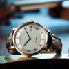 Carnival Marke Luxus Business Uhr Mode Wasserdicht Roségold Silber Kalender Automatisch Mechanische Armbanduhr Für Männer