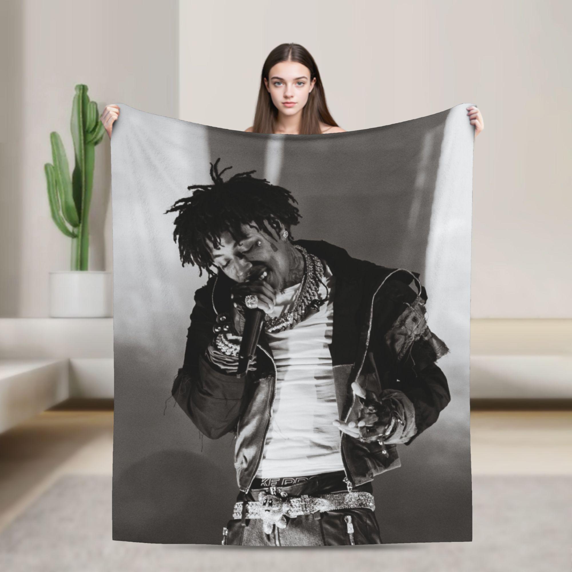 Rapper Youngs Boys Blankets Quality Super Soft Never Broke Again MASA Tour 2025 Throw Blanket Winter Bedroom Novelty Bedspread 75x90cm