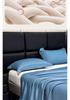 Juego de Ropa de Cama de Seda Helada de Verano Refrescante - Funda Nórdica Lavable y Transpirable, Funda de Almohada para Dormitorios de Estudiantes Individuales
