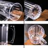 1Pcs 400Ml/600Ml Creative Transparent Acrylic Water Cup Large Capacity Anti-Fall Beer Cup Home Office Bar Tea Juice Coffee Mugs