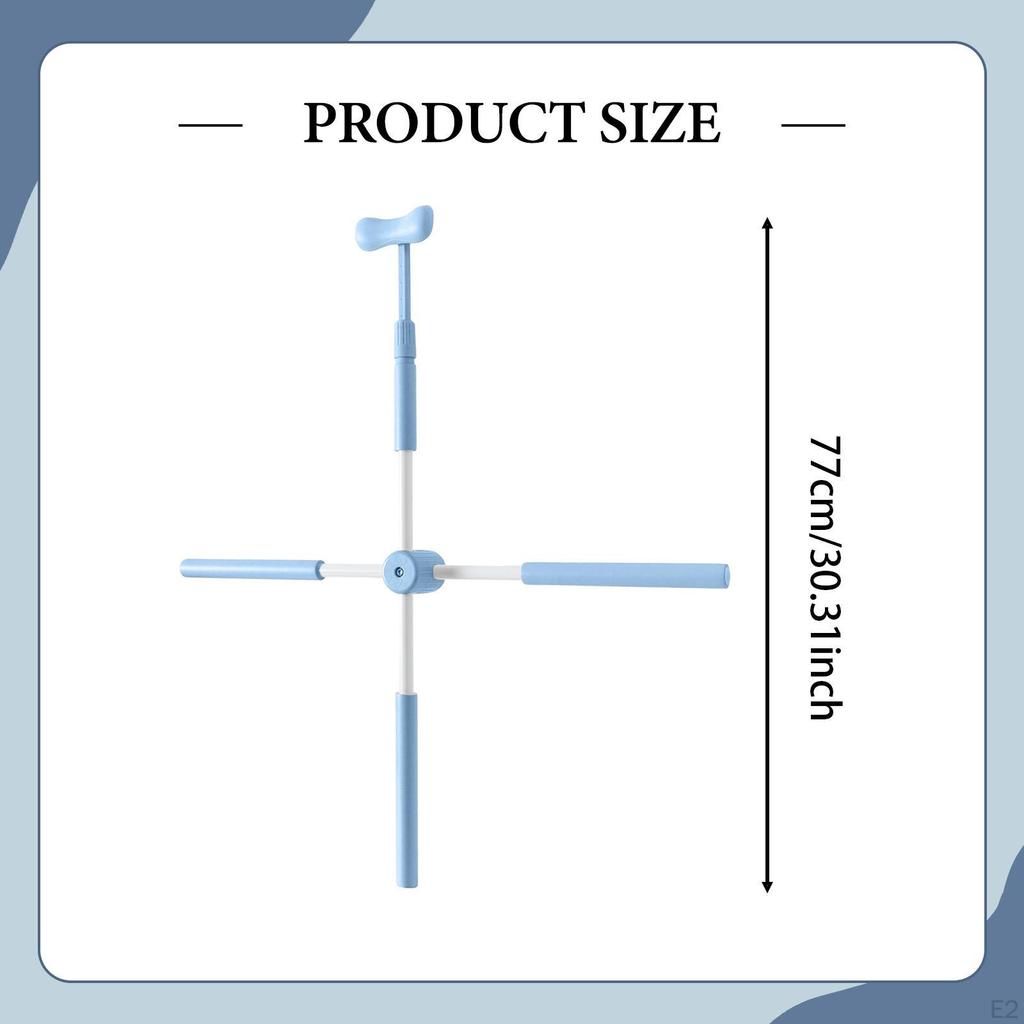 Yoga Stick Cross Open Back Rod for Strength Training Exercise Added Mobility