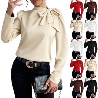 Women's Fashionable Long Sleeve Elegant Commuting And Casual Top