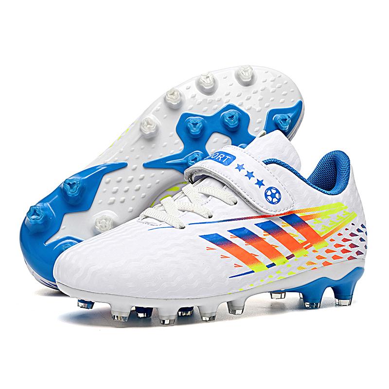 

Детские футбольные бутсы Society FG Школьные футбольные бутсы Бутсы Травяные кроссовки для мальчиков и девочек Спортивная обувь для тренировок на открытом воздухе 38 синий