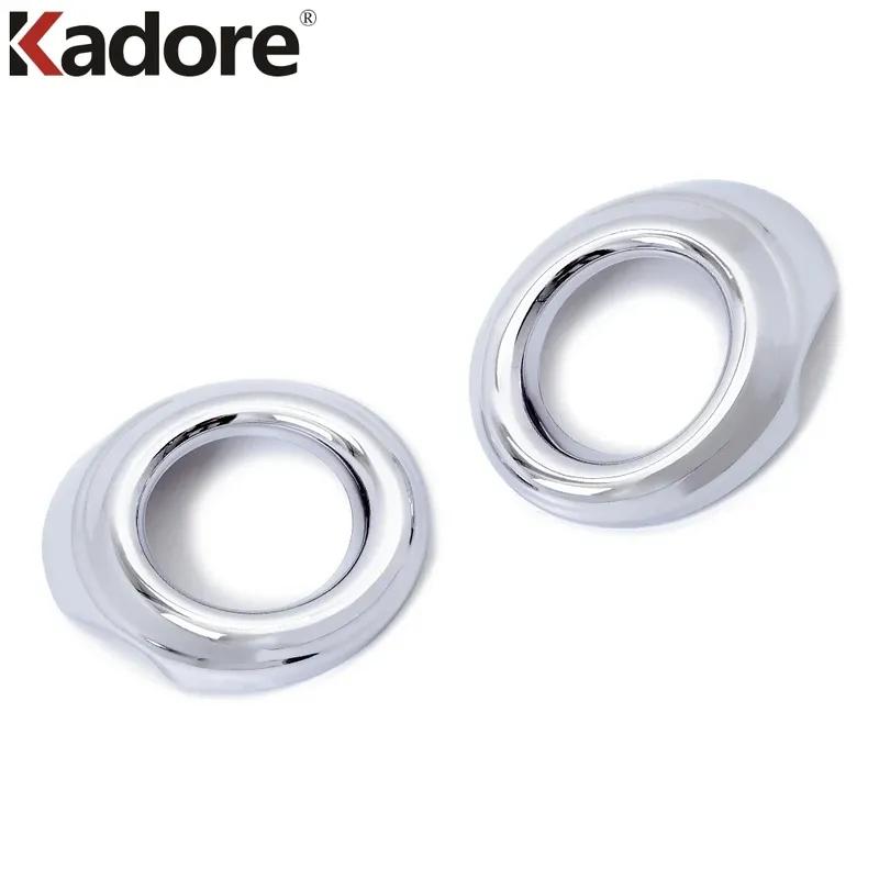 Car Front Fog Light Lamp Cover Trim For Mitsubishi Lancer 2008-2010 2011 Chrome Head Foglight Foglamp Bezel Trims Accessories