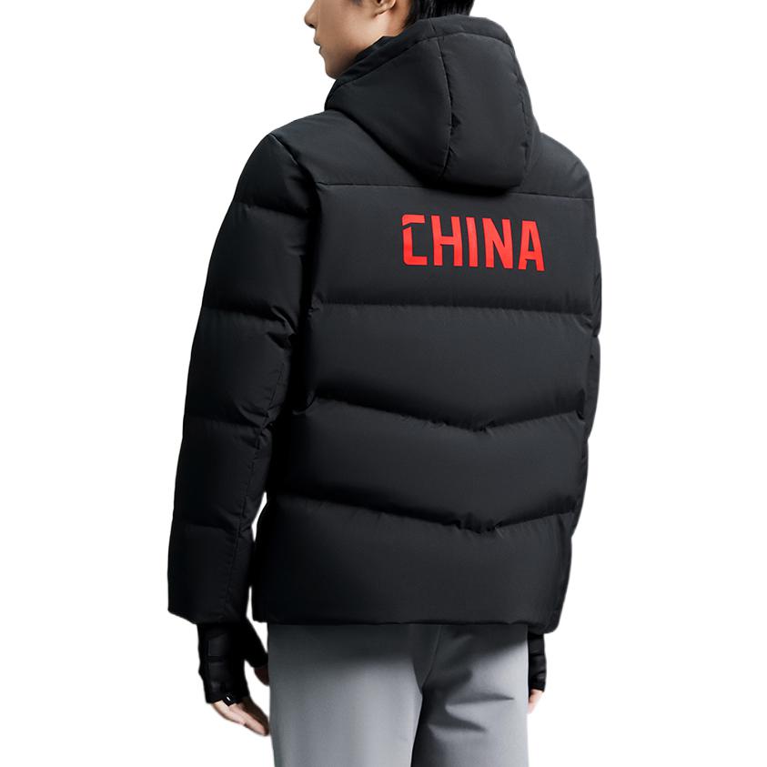 ANTA Variety Training Collection Down Jackets Men's Black Hooded Thickened Other 152247919-5