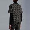 Moncler FW22 Logo All Over Print Round Neck Pullover T-Shirt Women tops Black H20938C00025899TEF90