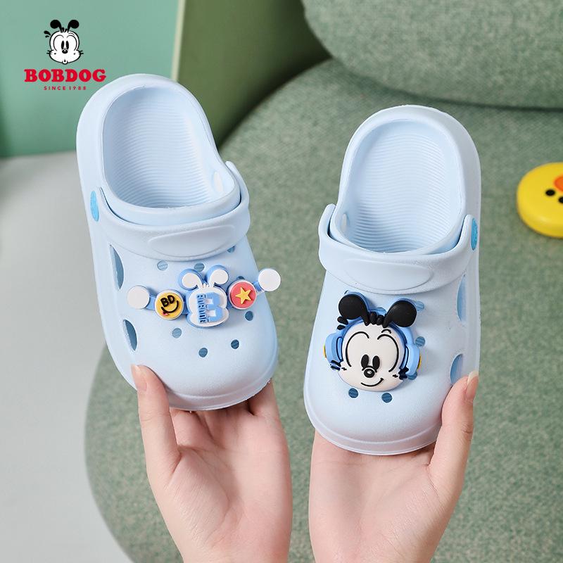 

Детские летние тапочки Bobdog для мальчиков с закрытым носком, изготовленные из дышащего материала EVA. 150-Inner length 15cm