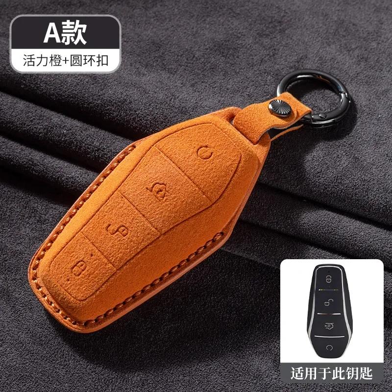 

For BYD Qin Plusdmi Atto 3 Han EV Dolphin DM 2018 Qin PLUS Song Pro MAX Yuan Dolphin E2 4 Buttons Car Remote Key Case Cover